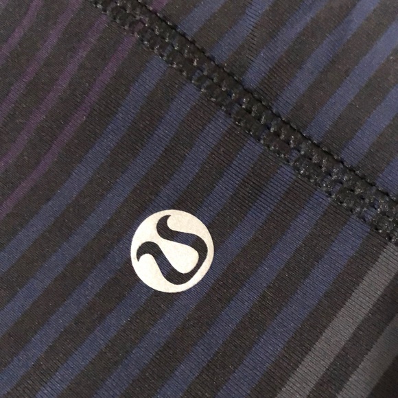 Lulu🍋 Om Stripe Speed Up 31” Tights size 6 RARE/Unicorn!! - Picture 8 of 12